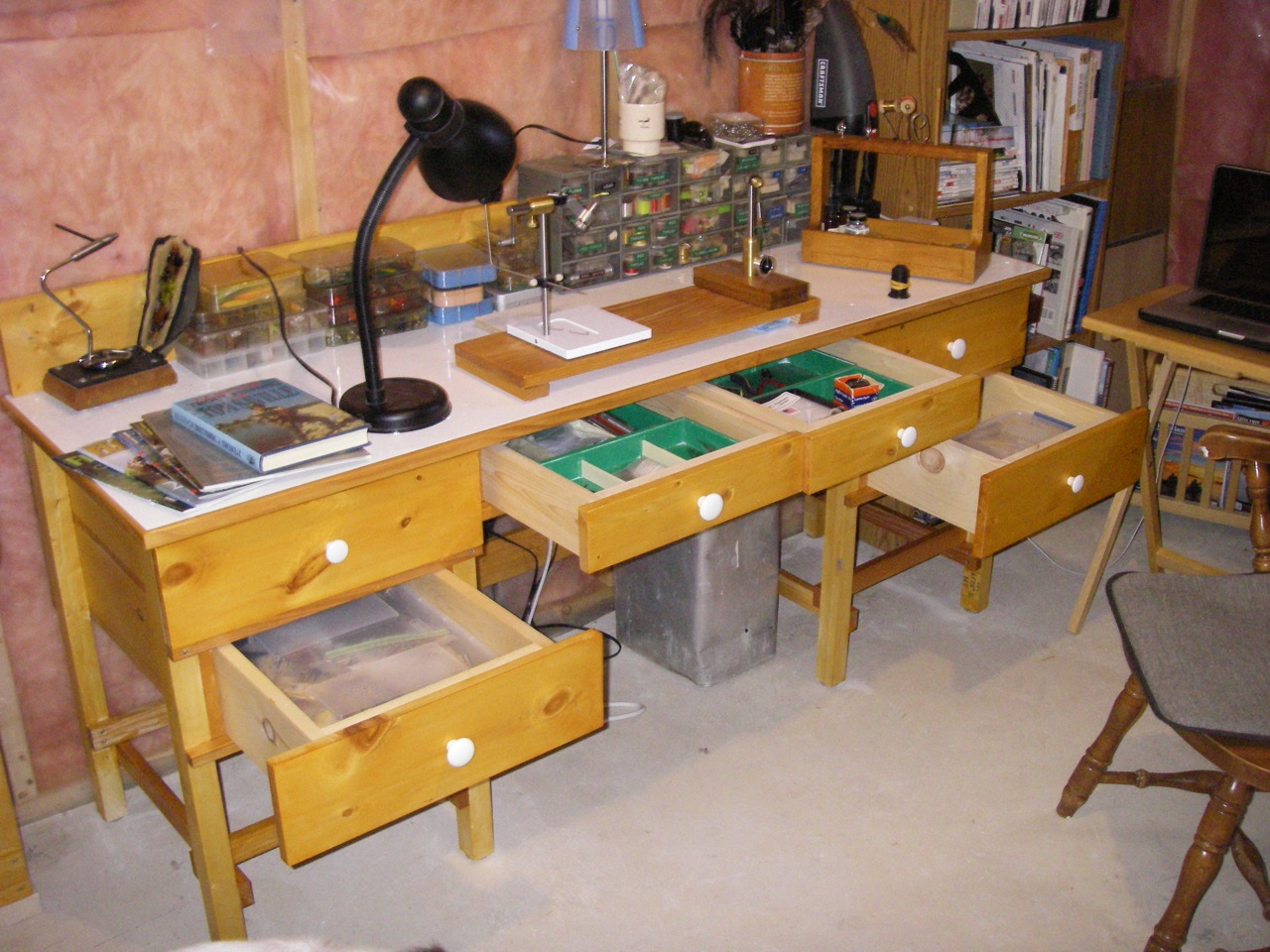 Tying Bench Drawers Open Hatches Fly Tying Magazine
